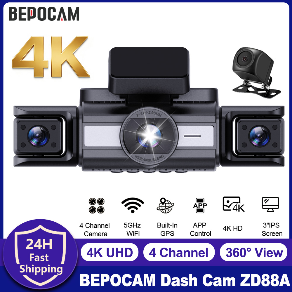 Power Tools Germany - BEPOCAM Câmera Veicular 4 Canais 4K