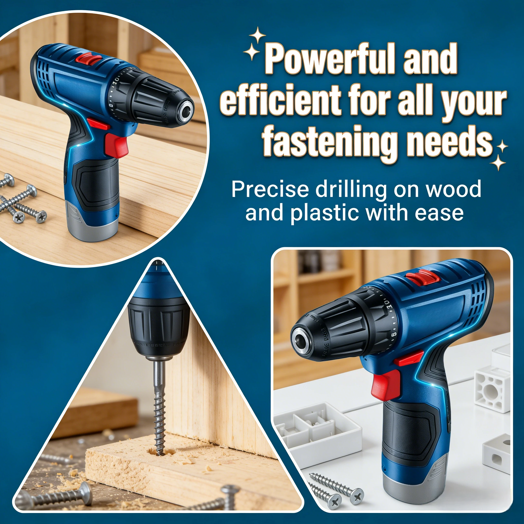 Power Tools For Home - Furadeira Elétrica Bosch GSR 120-LI 12V