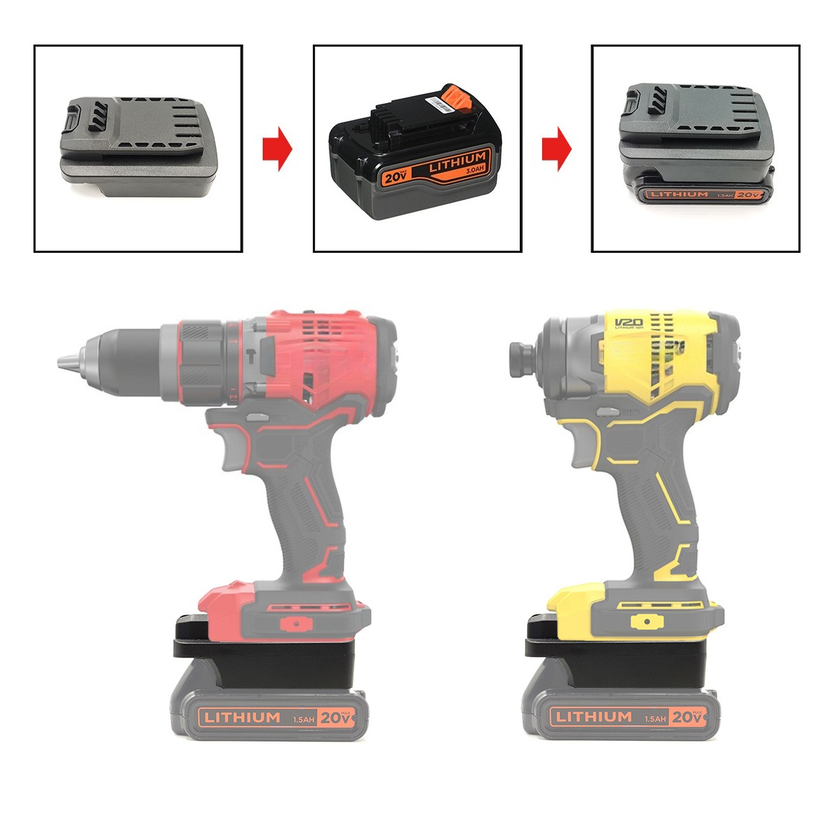 Power Tools Stanley - Adaptador de Ferramentas Elétricas Compatível com