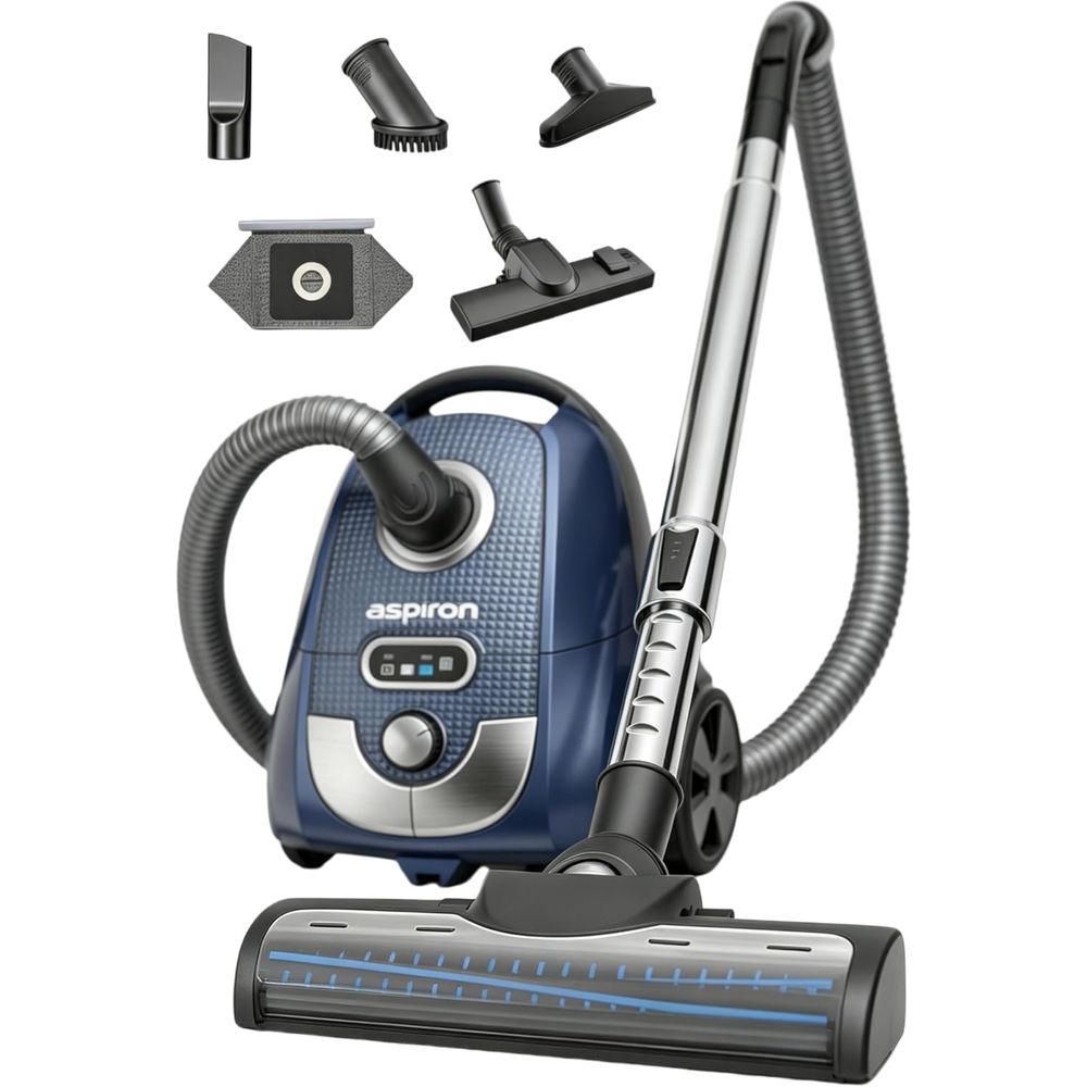 Power Tools Vacuum - Aspirador de Pó Vertical, 1600W/40Kpa, com