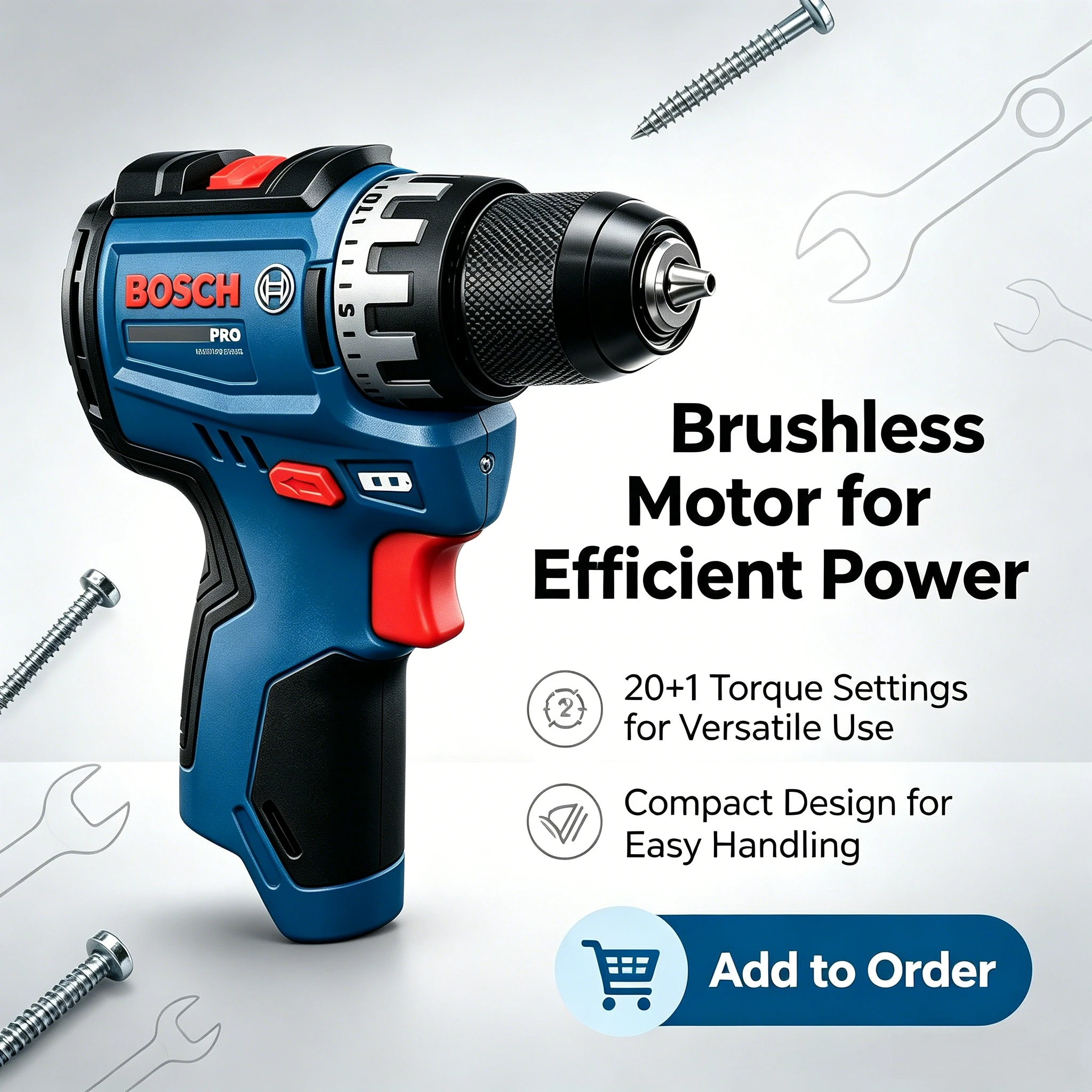 Furadeira Sem Fio Bosch Profes - Power Tools Jack avaliação e preço