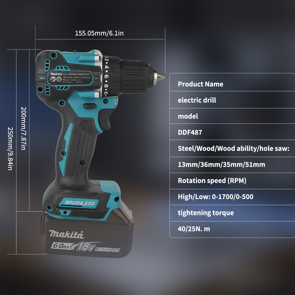 Furadeira sem fio 18V sem esco - Power Tools Jack avaliação e preço