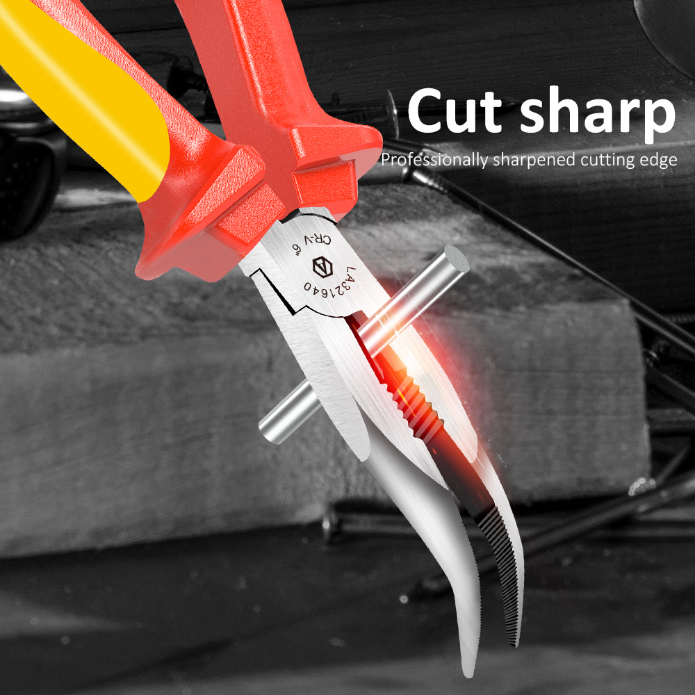 Alicate de Bico Curvo Isolado  - Power Tools Germany avaliação e preço